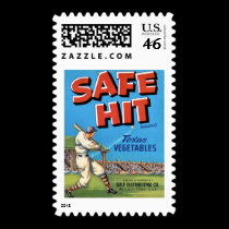 Vintage Vegetable Advertisement Safe Hit postage