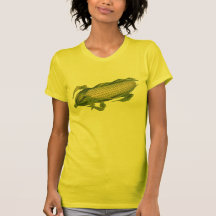 Vintage Vegetables; Corn on the Cob T-shirts