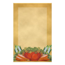 Vintage Vegetables Stationery -Lined stationery