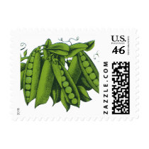 Vintage Vegetables; Sugar Snap Peas Postage