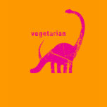 Vintage Vegetarian Brachiosaurus Pink
