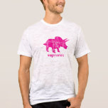 Vintage Vegetarian Triceratops Pink