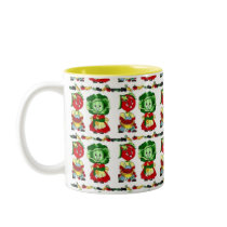Vintage Veggie People Mug