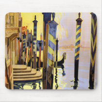 Vintage Venice Italy Travel Mousepad