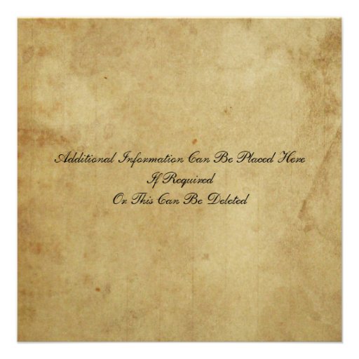 Vintage Venice Wedding Invitations