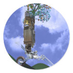 Vintage Vertical MotorHome Chopper (VVMC) Round Stickers