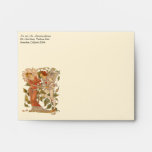 Vintage Victorian Art, Rose; Queen of the Garden Envelope