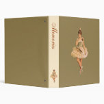 Vintage Victorian Ballerina Binder