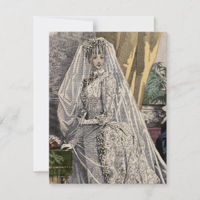 Vintage Victorian Bridal Shower Invitation by YesterdayCafe