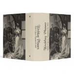 Vintage Victorian Bride with Photographer Vinyl Binder