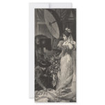 Vintage Victorian Bride with Photographer Rack Card Design