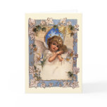 Vintage Victorian Christmas Angel with Bells Ivy Cards