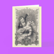 Vintage Victorian Christmas Card cards