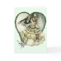 Vintage Victorian Christmas Wedding Cards