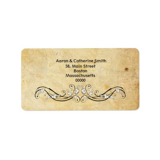 Vintage Victorian Damask Address Labels | Zazzle Vintage Victorian Damask Address Labels | Zazzle