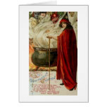 Vintage Victorian Halloween Greeting Card