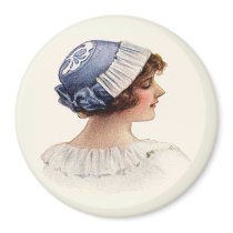 VINTAGE VICTORIAN HAT FASHION magnets by dgpaulart VINTAGE VICTORIAN HAT FASHION magnets