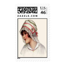 VINTAGE VICTORIAN HAT FASHION postage by dgpaulart VINTAGE VICTORIAN HAT FASHION postage