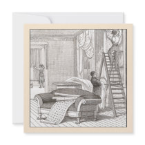 Vintage Victorian Housewarming / Open House Custom Announcements