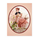 Vintage Victorian Lady Postcard by Vintage_Gifts Vintage Victorian Lady Postcard