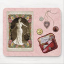 Vintage Victorian Lady With Curves Mousepad