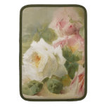 Vintage Victorian Rose Watercolor Sleeve For MacBook Air