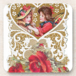 Vintage Victorian Valentine Coasters