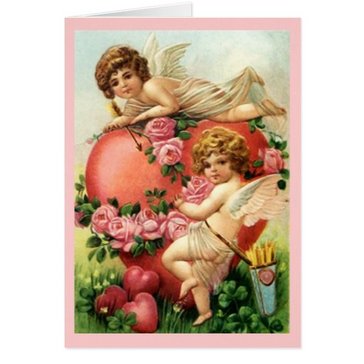 Vintage Victorian Valentine's Day Card Valentine | Zazzle