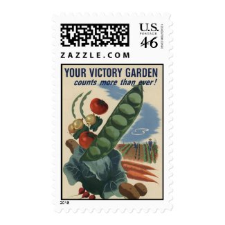 Vintage Victory Garden Postage stamp