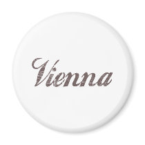Vintage Vienna Fridge Magnet