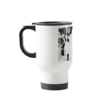 Vintage Village Train mug by nwillens Vintage Village Train mug
