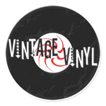 Vintage Vinyl Logo Sticker by vvband Vintage Vinyl Logo Sticker