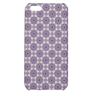 Vintage Violet Mosaic Pattern 2 iPhone 5 Case