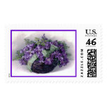 Vintage Violets Basket Postage