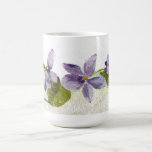 Vintage Violets Coffee Cup Mug