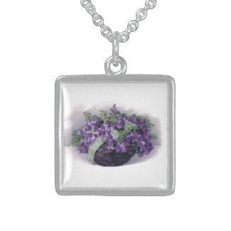 Vintage Violets Necklace