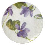 Vintage Violets Plate