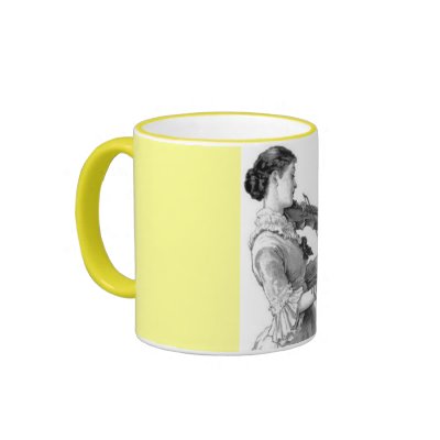 Vintage Violinist Coffee Mug by msdespina