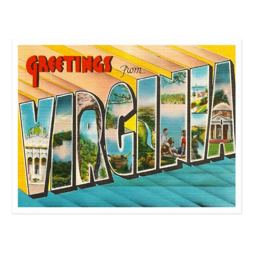 Vintage Virginia Postcard Zazzle