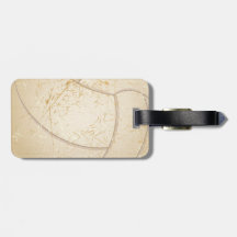 vintage volleyball tag for luggage