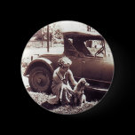 Vintage Waiting buttons
