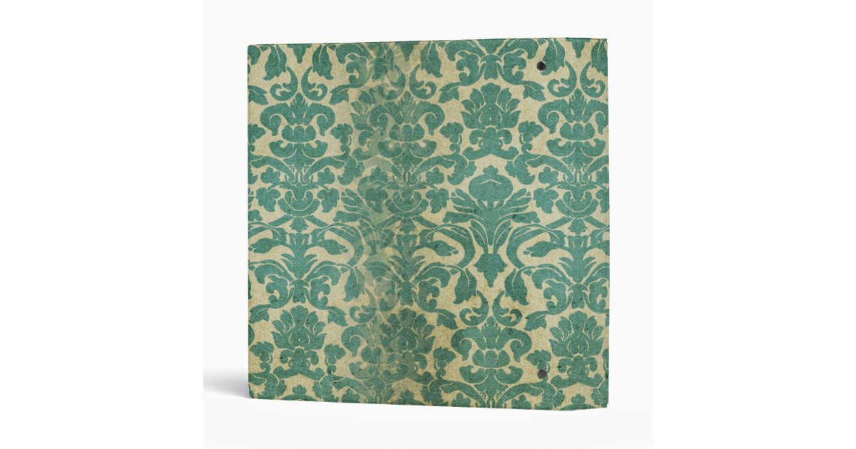 Vintage Wallpaper 3 Ring Binder | Zazzle