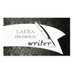 Vintage Wallpaper Author Writer  Business Cards business cards