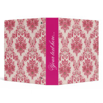 Vintage Wallpaper 3 Ring Binders
