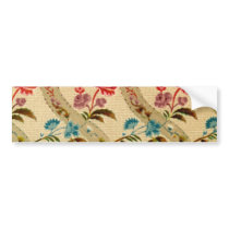 Vintage Wallpaper Bumper Sticker