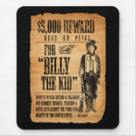 Vintage Wanted / Reward Poster for Billy the Kid Mouse Pads