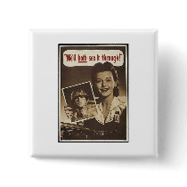 Vintage War Advertisement buttons