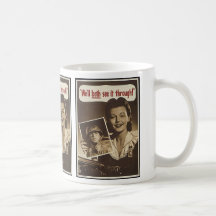 Vintage War Advertisement Coffee Mugs