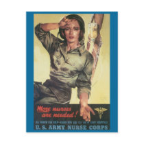Vintage War Postcards, Nurses are needed by golden_oldies Vintage War Postcards, Nurses are needed