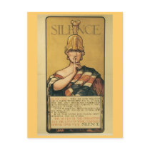 Vintage War Postcards, Silence